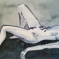 Akt liegend (Rücken)   2015     11 x 15.jpg